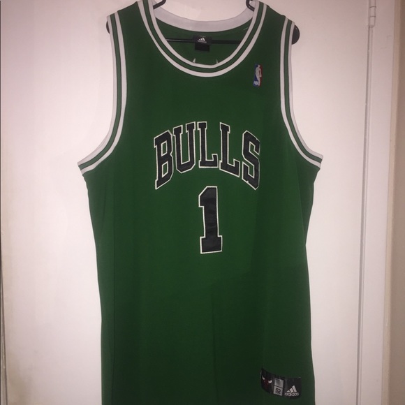 derrick rose green jersey